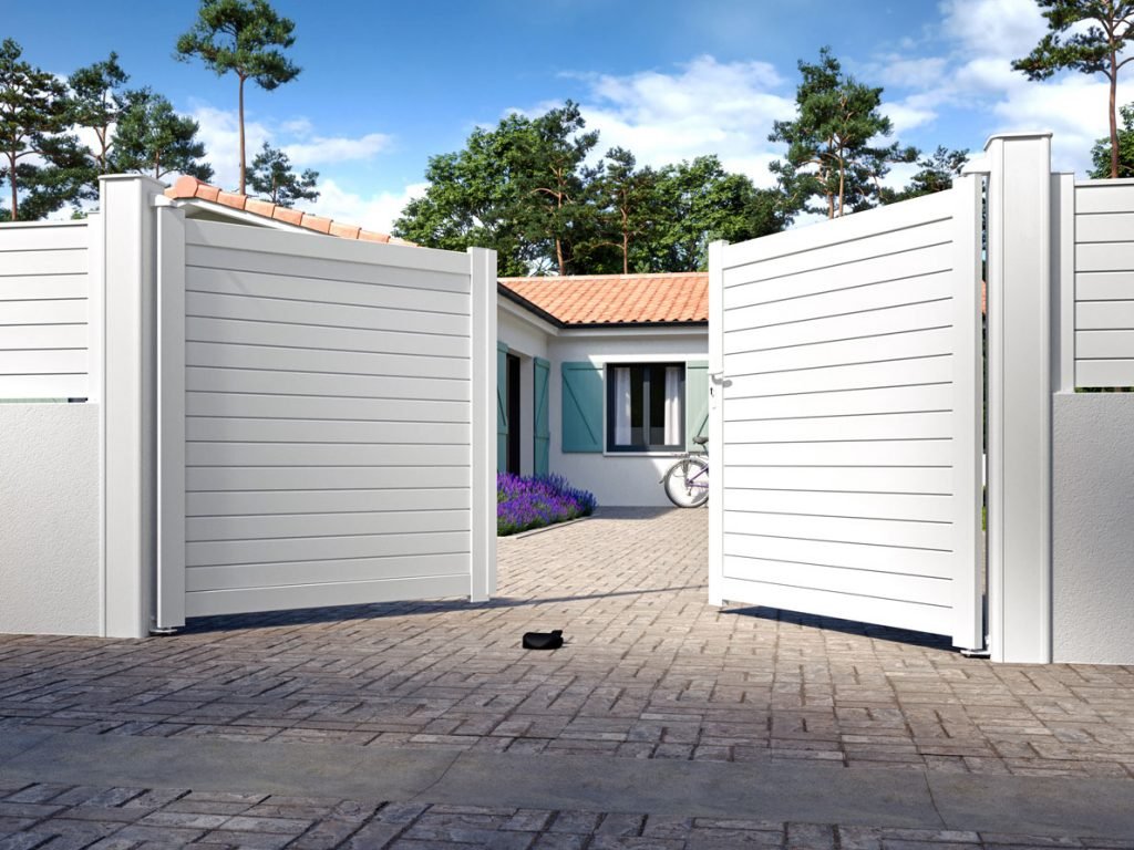 Portail battant aluminium