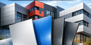 Comparison chart of Alucobond, Stacbond, and Larson façade cladding prices in Morocco with key features and benefits.